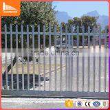 china best selling easy install powder painted antirust surface palisade fencing for school