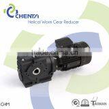 HELICAL WORM GEAR REDUCER GHM MODEL Helical Worm Gear Motor Flange Mounted Gear Boxfor ac Motor