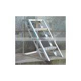 2 Step Platform Stage LADDER Aluminum Grate Stairs Truck Trailer Semi Stairway thumbnail-6