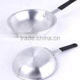 Steel Handle Chicken Coating White Ceramic Fry Pan With Silicone thumbnail-6