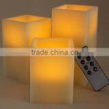 Led Flameless Candles Led Flameless Square Pillar Flickering Candles Home Decorative Candles Wedding Candles thumbnail-2