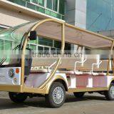 Latest Model Amusement Park 14 Passenger Electric Tourist Shuttle Bus thumbnail-2