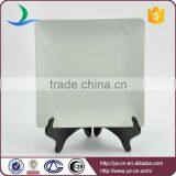New Product Square Shape White Catering Ceramic Plate thumbnail-1