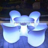 Modern Led Furniture Portable Luminaire Led Table Rechargeable Battery Operated Glowing Led Bar Table thumbnail-2