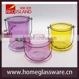 New Light Mason Multi Color Glass Jar Contain Candle thumbnail-4