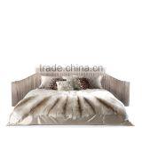 New Design Italy Button Tufted King Size Bed/ Luxury Double Bed With Screen Headboard/ Vintage Modern Elegant Bedroom Furniture thumbnail-6