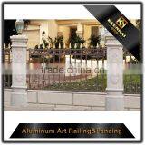 China Supply Outdoor Color Powder Coated Cast Aluminum Garden Fence for Villa thumbnail-3