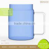 Custom Made Pyrex Glass Thermal Cheap Mason Jar With Handles thumbnail-1