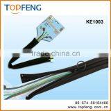 Fabric Cable Sleeves With Zipper Set of 4 thumbnail-1