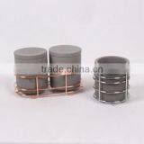 Marble Cement Ceramic Containers for Bath Salts Candle Jar Wholesaler thumbnail-2