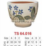 Vietnam Indoor ceramic flower pot and planter