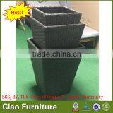Garden Rattan Plant Pot Outdoor Flower Planter thumbnail-4
