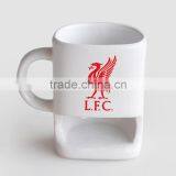 Biscuit Mug Coffee Mug With Cookie Holder,Ceramic With Decal thumbnail-1