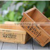Best Seller Newest Designed Square Wooden Flower Pot thumbnail-3