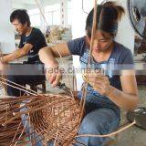 Homes Storage Handwoven Medium Tapered Basket Weaving thumbnail-1