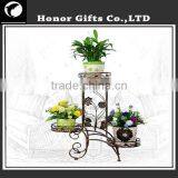 Heart Welcome Flower Planter Stands Elegant Arch Design Plant Stand thumbnail-1