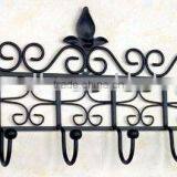 Wrought Iron Coat Rack thumbnail-1
