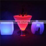Modern New Beautiful Ring Lighting Plastic LED Cube Chair With Rechargeable Battery thumbnail-6