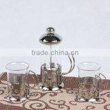 Coffee Maker Sets Vintage Glass With Handle thumbnail-1