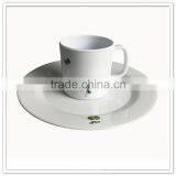 Family Use Girls Pretty Princess Printed Tea Serving Plastic Melamine Kids Cups and Saucer thumbnail-3