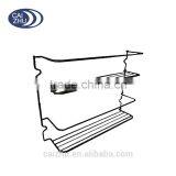 Kitchen Decor Black Wall Mount Steel 2-Shelf Spice Rack Organizer Storage Holder thumbnail-3