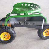 Rolling Steel Work Seat thumbnail-2