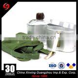 1.3L Stainless Steel Water Canteen Mess Tin for Army With Cover thumbnail-1