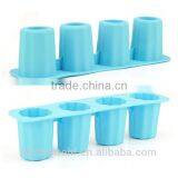 Novelty Silicone Ice Cube Tray,Beer Ice Lattice 4 Holes Molded Silicone Ice Cup