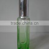 50ml Green Perfume Glass Bottle Aluminum Sprayer Empty Rectangular Glass Bottles thumbnail-4