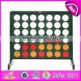 High quality outdoor 4 in a row game wooden connect four game W01A203-S