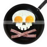 Non-stick Silicone Skull Shape Fried Egg Molds,Breakfast Pancake Slip Rings thumbnail-5