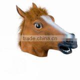 Latex Cosplay Horse Head Mask