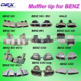 Tianyu DEX Auto Stainless Steel Universal Chrome Exhaust Muffler Tip thumbnail-5