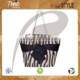 PP Laminated Jute Bag With Sarong & With Twisted Rope Handle thumbnail-1