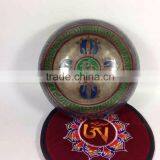 High Quality Tibetan Mantra With Symbol Carving 7 Metal Handmade Singing Bowl thumbnail-1