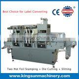 MYG-320-2 Roll to Roll Self Adhesive Label Hologram Hot Foil Stamping Machine