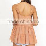 Summer Ruffle Top Designer Blouse Patterns Sleeveless Free Top thumbnail-4