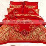Textile Wedding Red Linens, Bedding Wedding Satin Sheets thumbnail-1