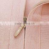 Halter Patchwork 2 Piece Set Knee Length Jacquard High Quality Rayon 2015 New Fashion Bodycon HL Night Wear Slim Bandage Dress thumbnail-6