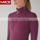 Women's Fitness Apparel High Quality Fitness Clothing Women Jacket With Hoodie thumbnail-4