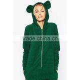 China Factory Fashion Comfortable Plain Colour Fleece Onesie Animal thumbnail-3