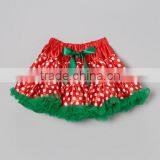 Red Pettiskirt TuTu Dress For Girls Christmas Puffy Tulle Skirts thumbnail-2