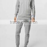 Custom Slim Fit Tracksuit Plain Cotton Tracksuit thumbnail-3