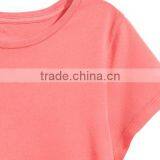 2017 High Quality Fashion Women Cotton T Shirt Round Neck OEM Service Machine Wash Bulk Clothing thumbnail-3