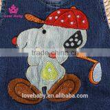 Baby Girls Golf Puggy Cartoon Trousers With Inner Fleece Fit Winter Season For 1-2-3T Babies thumbnail-4