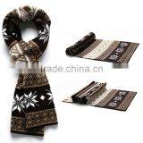 1 pc Hot Sale Good Quality Printed Flowers Acrylic Lmitation Cashmere Men and Women Winter Scaf thumbnail-3