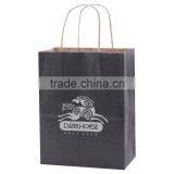 USA Made Solid Tinted Kraft Shopping Bag - Made of Recycled Kraft, Dimensions Are 8" x 4.75" x 10.5" and Comes With Your Logo. thumbnail-4