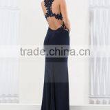 2016 Scoop Sheath/Column Prom Dresses With Beading And Applique thumbnail-3