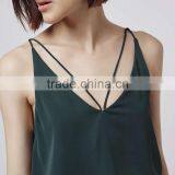 Most Fashionable Variety of Colors Strappy Plunge Cami Top thumbnail-6