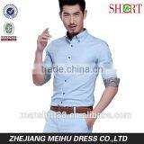 2016 Button Down Collar Men's 3/4 Sleeve Oxford Shirt thumbnail-1